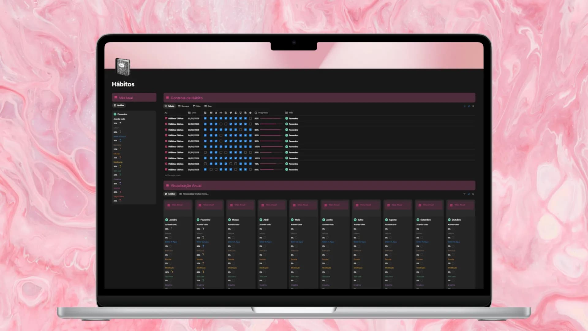 Rastreador de Hábitos & Rotina